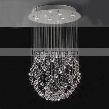 Crystal drops ceiling lamps to chandeliers from Guzhen 92041
