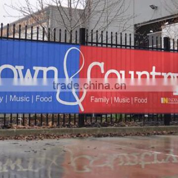 professional quality outdoor fence banner printing
