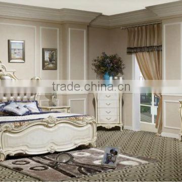 2015 European red bedroom furniture sets for adults