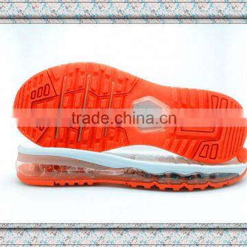 2016 fashion eva+aircushion+tpr sport shoes sole