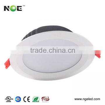 100lm/w Samsung SMD Ra80 6w 9w 12w led downlight with 130mm cut out