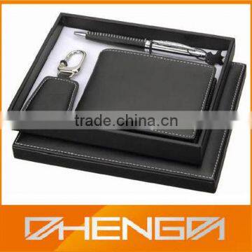 High quality customized made-in-china Leather Gift Set for Customer (ZDG12-019)