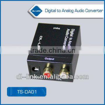 2014 New Arrival!TS-AD01 Analog to Digital Optical Coaxial Audio Converter Adapter with 3.5mm & RCA Inputs