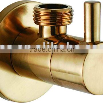 gold color brass wash machine angle valve Q1500