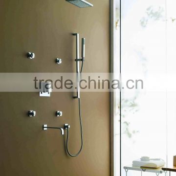 pressure balance concealed shower mixer with massage jets L848-022