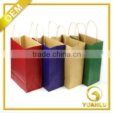 Gift, Garment, Shoes used printed craft paper bag with handle