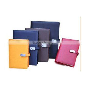 leather cover journals with usb flash drive