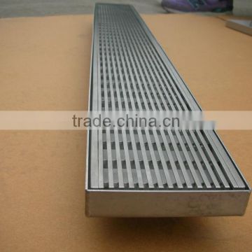 stainless steel indoor decorative trench drain high quality real manufacturer