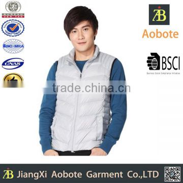 2015 New Arrival Customized Outdoor Fashion Men Down Jacket Vest,Winter Gilet