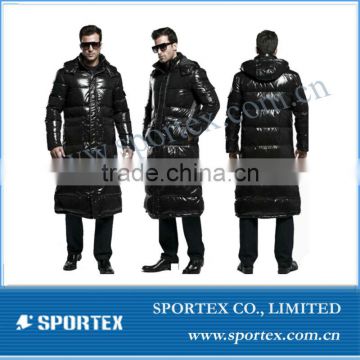 Mens Snow Jacket Wintress long Puffer jacket Men's Winter Down Hooded Long Puffer Jacket Coat