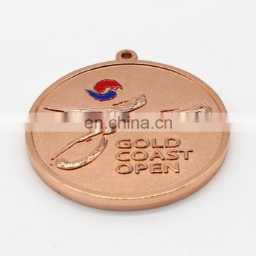 Factory direct sale customzied plating 3D logo competition medals