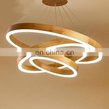 Nordic creative art circular office bar counter restaurant bedroom living room lighting post modern minimalist chandelier