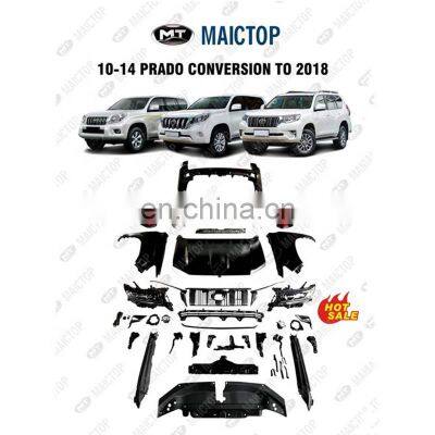 MAICTOP car accessories for landcruiser prado FJ150 grj150  2010-2017 UPGRADE 2018 model body kit