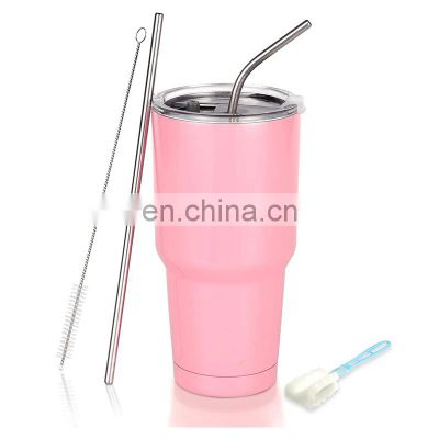 Wholesale Custom Stainless Steel Tumbler Cup 30oz Powder Coated Vacuum Insulated Tumbler 30 oz
