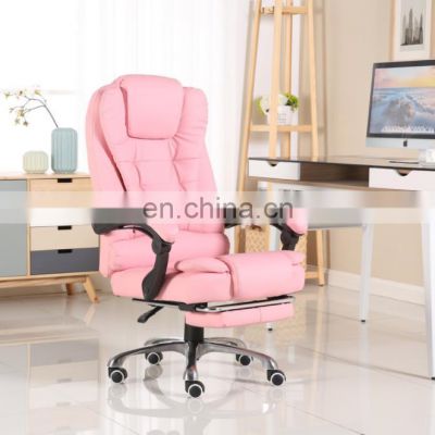 Wholesale Low MOQ Cheap Price High Quality PU Leather Ergonomic Massage Recliner Swivel Lift Office Chair from China