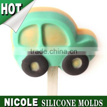 M0099 Nicole factory car shape silicone popsicle mold