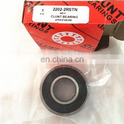 Famous Brand Self-Aligning Ball Bearing 2202-2RSTN size 15x35x14mm Rubber Sealed 2202-2RS bearing with high quality