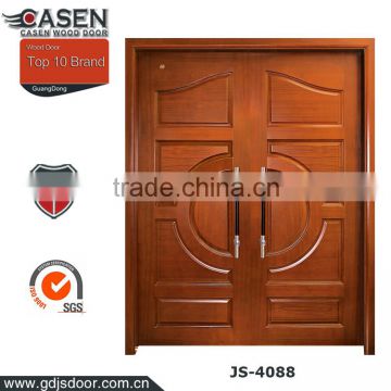 China top wood door brand quality teak wood main door designs