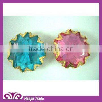 High Quality Colorful Plastic Acrylic Rhinestones Button