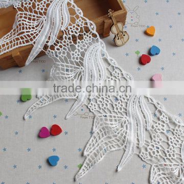 wholesale high qulity 100% cotton silk decorative lace trims for hendkerchief