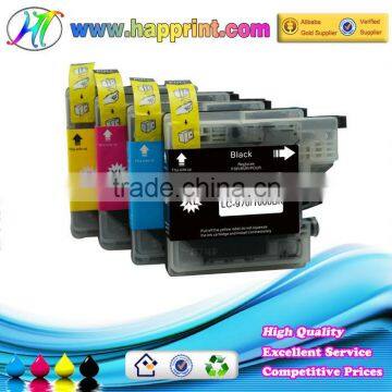 Best Price of Compatible ink cartridge for Brother LC-/970/1000BK/C/M/Y