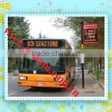 bi-color advertise led bus sign board