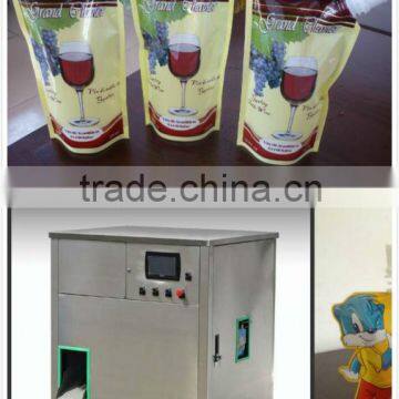 Red wine /white wine in standing pouch filling packing machine factory