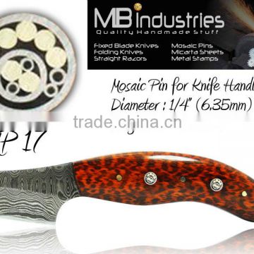 Mosaic Pins for Knife Handles MP17 (1/4") 6.35mm