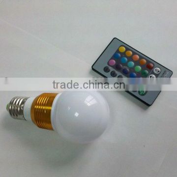 Color changing E27 5w led RGB bulb,rgb led bulb 5W,5w rgb led bulb