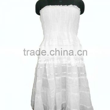 3007 Cotton Dress White dress Summer wear cotton dress beach wear dress sun dress halter dress tube dress women dress