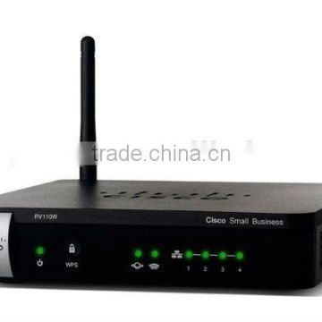 Cisco RV110W Wireless-N VPN Router Up to 5 remote site VPN IPSec