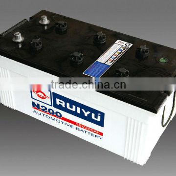 N180 12V 180 Ah Auto battery Lead acid Dry charged car batteries