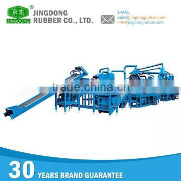 Low price large machine old tires recycling