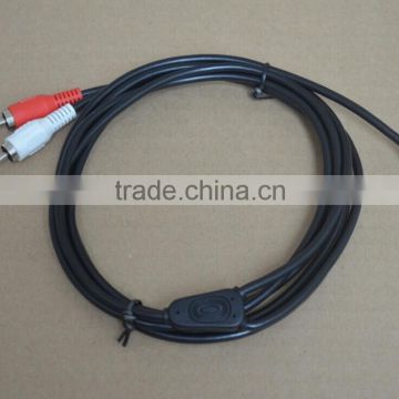 RJ11 RJ12 to 2 RCA Y Cable