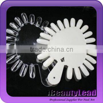 Heart shape nail display tips nail tips gel polish display tip