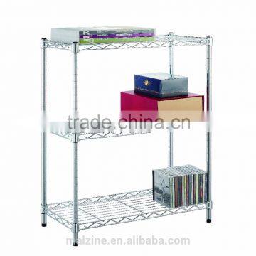 3 level Chrome Shelf Unit Metal storage shelving