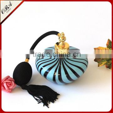 100ml Black Stripes Air Bag Perfume Bottle, Perfume Spray Packaging Gasbag Spray Pump