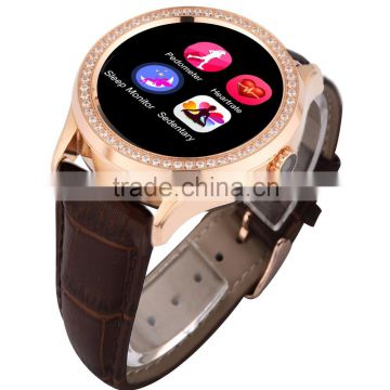 cheap round smart watch casual wristwatch sport quartz clock with camera
