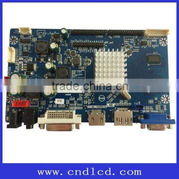 Motherboard for 2560*1600 LED LCD Monitor with VGA+DVI+HDMI+DP+AUDIO+LED