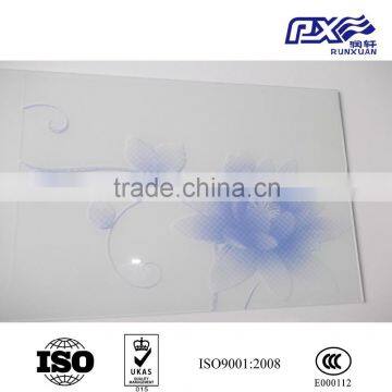 Low temperature toughened printing glass