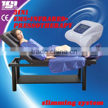 High quality air pressure&far infrared&ems 3 in 1 air pressure massage machine