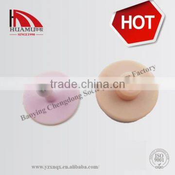 RFID tag for cattle with 134.2HKZ in pink 30*30 mm