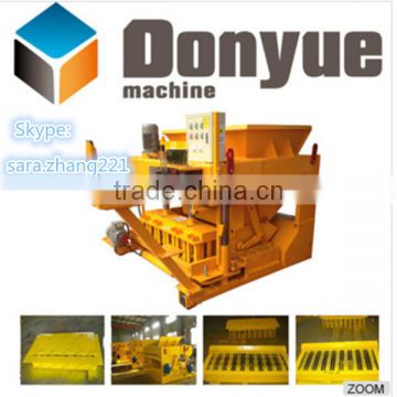 Chile widely used QTM6-25 movable flyash brick making machine