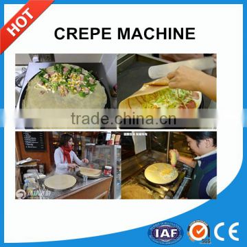 double electric crepe making machine/pancake maker for snack