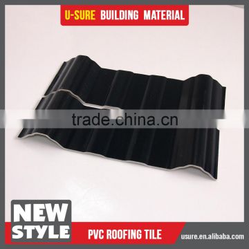 New plastic recycled material pvc roof tile