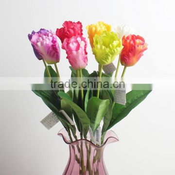 SJ10131022 artificial tulip artificial white tulip silk flower