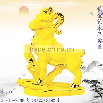 24k gold plated Chinese zodiac signs Goat