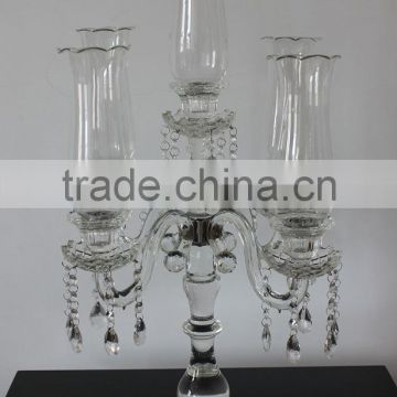 Jingyage modern crystal candelabra for wedding centerpiece