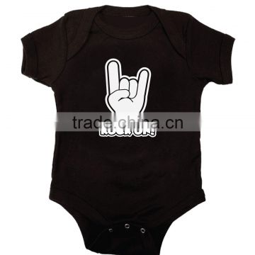 ROCK ON Gesture Baby Bodysuits Cotton Unisex