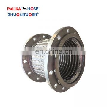 High Quality 304 316 Corrugated Stainless Steel Flexible Metal Hose with Flange